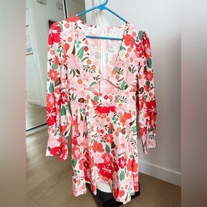 Floral Print Women's Dress